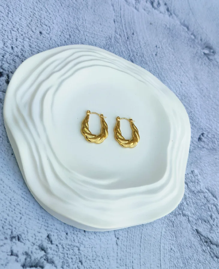 Intricate Hoops | 18K Gold Plated - Image 3