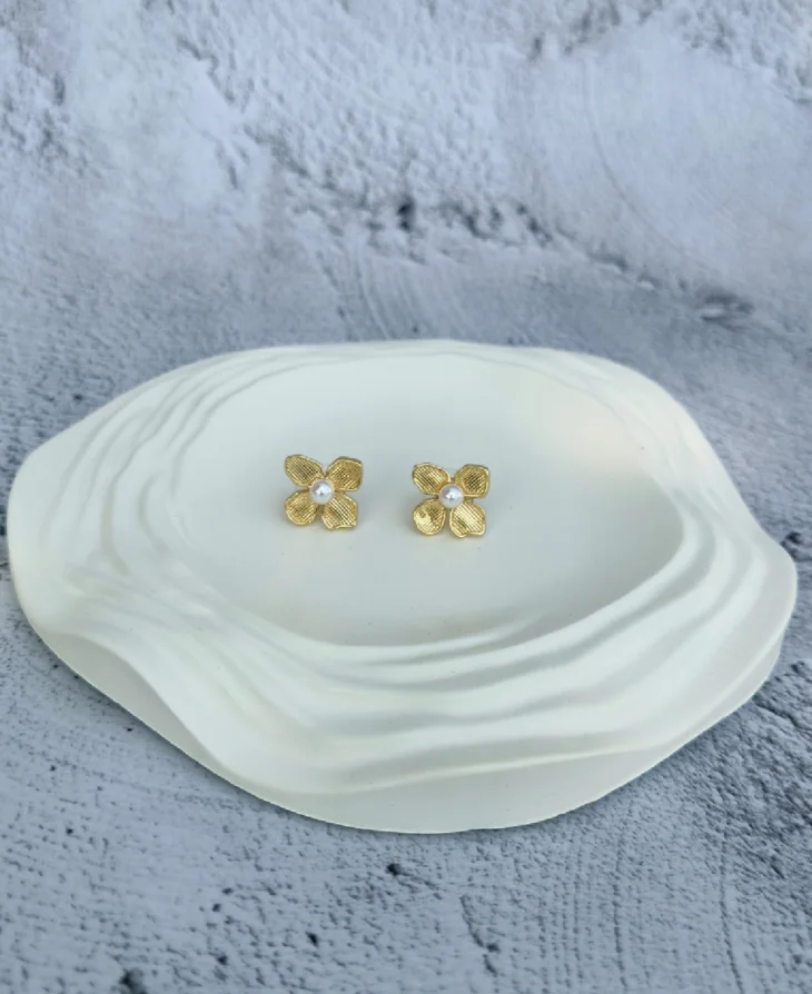 Dahlia Earrings | 18K Gold Plated - Image 2