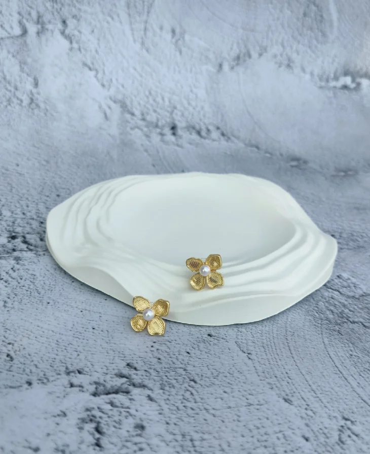 Dahlia Earrings | 18K Gold Plated - Image 3