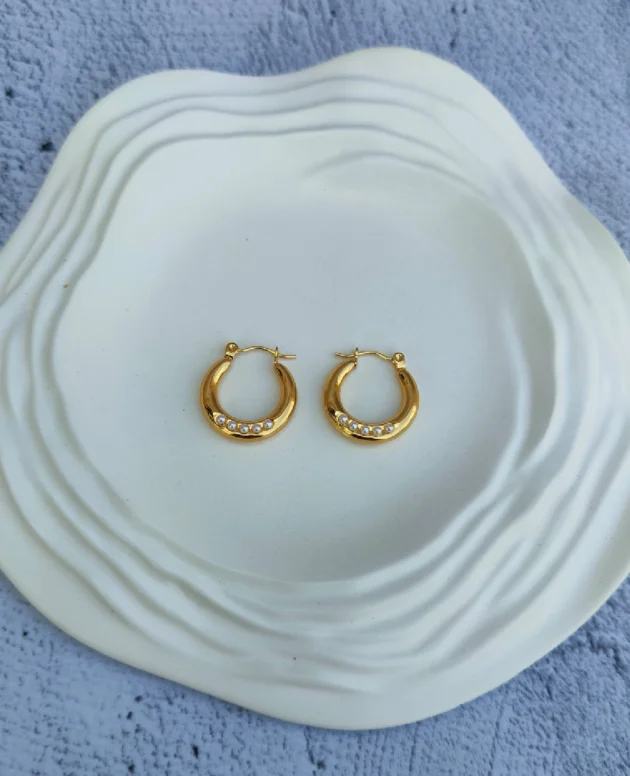 Gold-plated-earrings