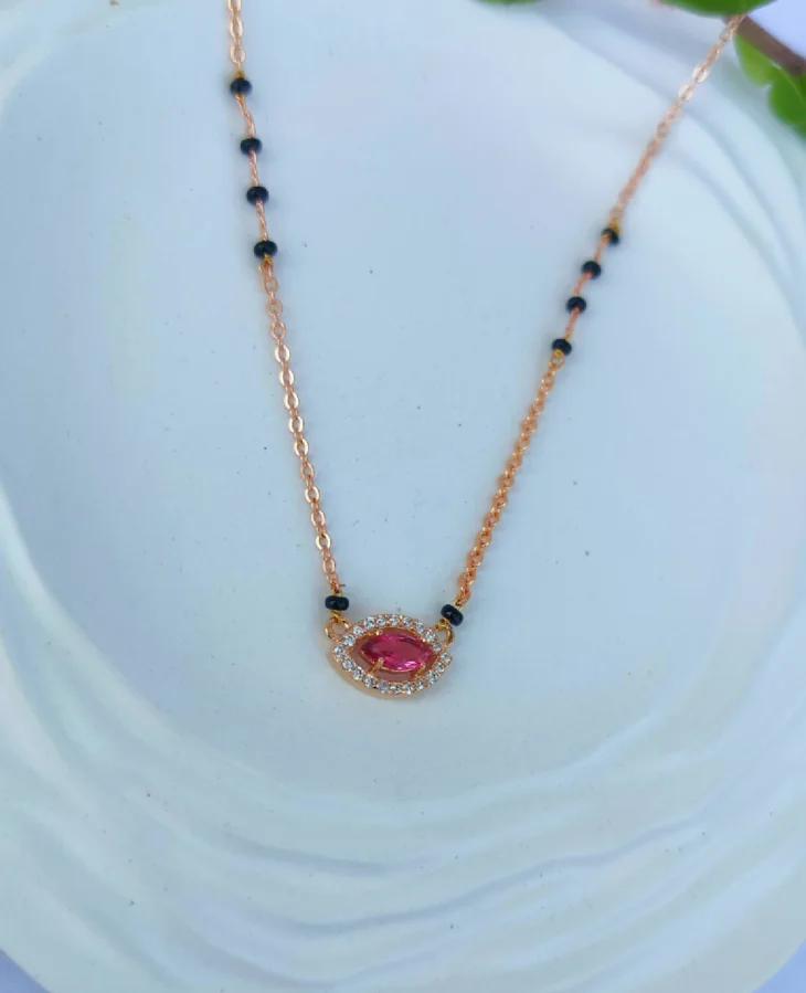 Ruby Grace Mangalsutra - Rose Gold - Image 3