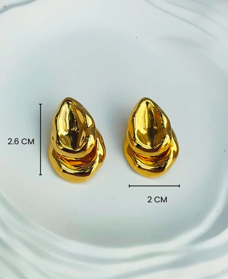 gold-plated-cascade-earrings